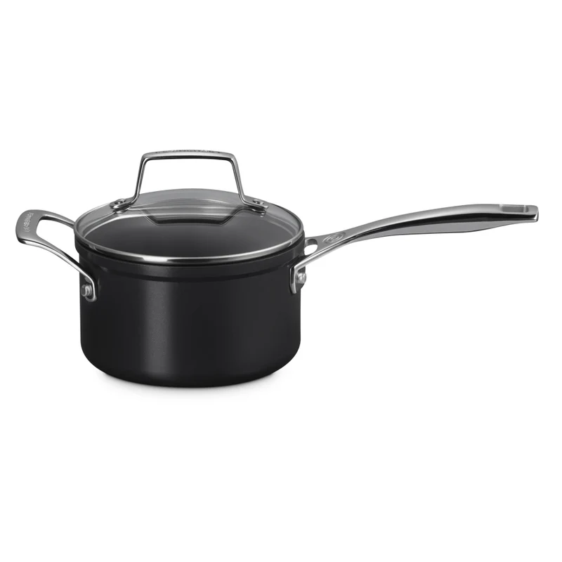 Essential Casseruola Manico Lungo con Coperchio Antiaderenti Con Rivestimento In Ceramica In Acciaio Inox