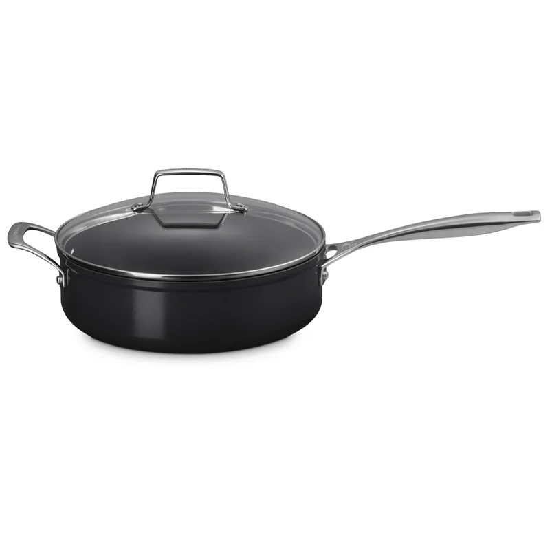 26 cm - Essential Padella Sautè con Coperchio Antiaderente Con Rivestimento In Ceramica In Acciaio Inox