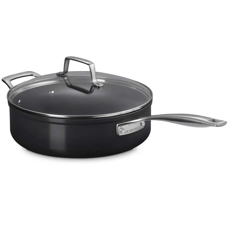 26 cm - Essential Padella Sautè con Coperchio Antiaderente Con Rivestimento In Ceramica In Acciaio Inox