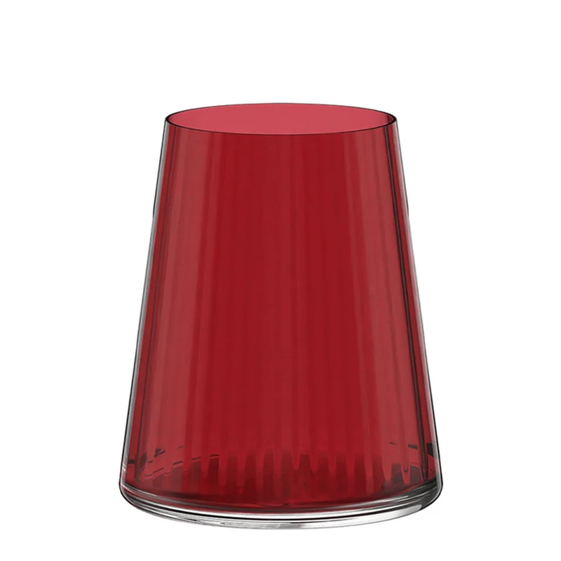 40 cl - Symphony Bicchiere Acqua Effetto Ottico In Vetro Set 6 Pz