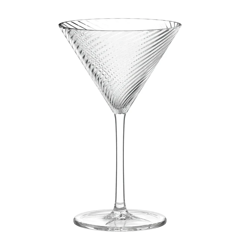 23 cl - Berlin Calice Cocktail Martini In Vetro Set 6 Pz
