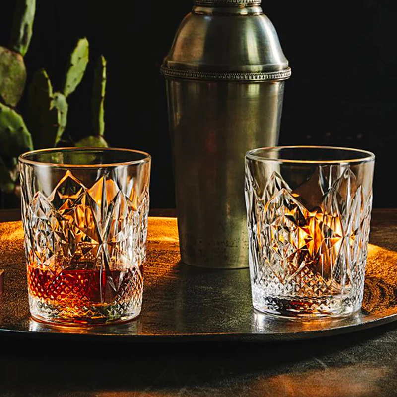 40 cl - Stone Bicchiere Whisky in Vetro - Set 6 Pezzi