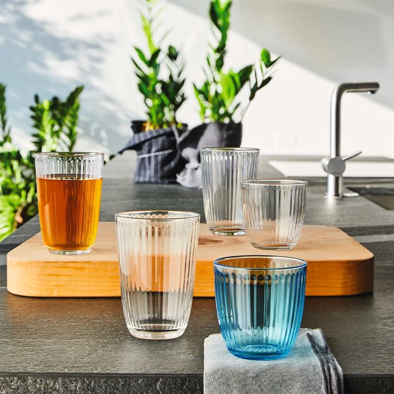 29 cl - Line Bicchiere Acqua in Vetro - Set 6 Pezzi