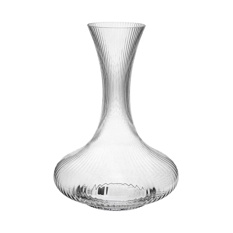 195 cl - Decanter Taglio Dritto In Vetro Soffiato