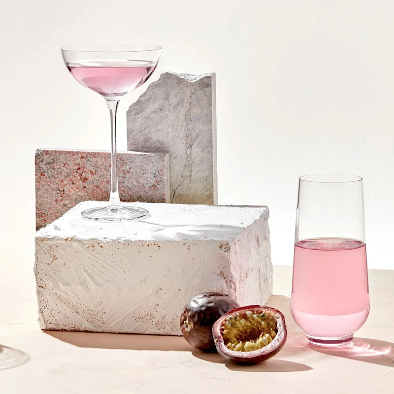 42.5 cl - Hepburn Bicchieri Cocktail Long Drink In Vetro Set 6 Pz