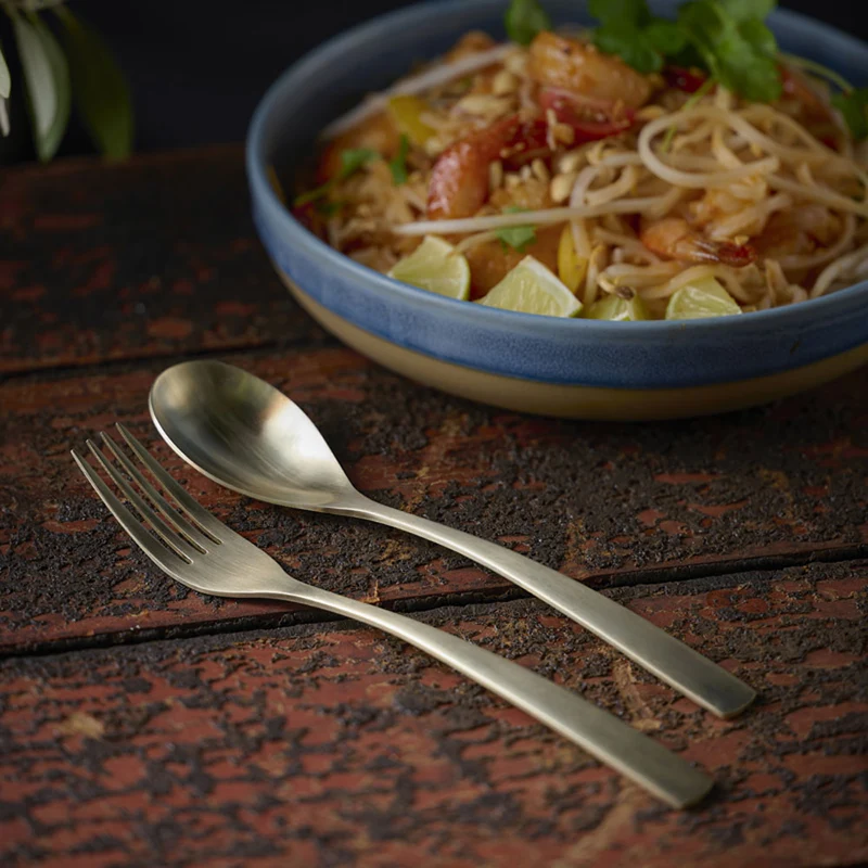 20 cm - Barcelona Cucchiaio Tavola In Acciaio Inox Set 12 Pz