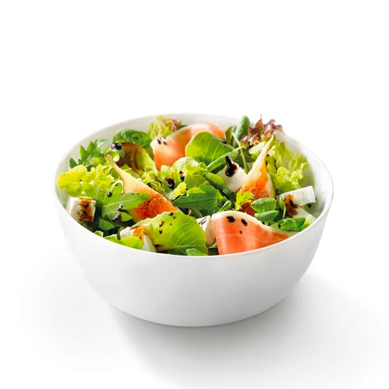 19 cm - Grangusto Insalatiera In Vetro Opale Temperato - Set 6 Pz