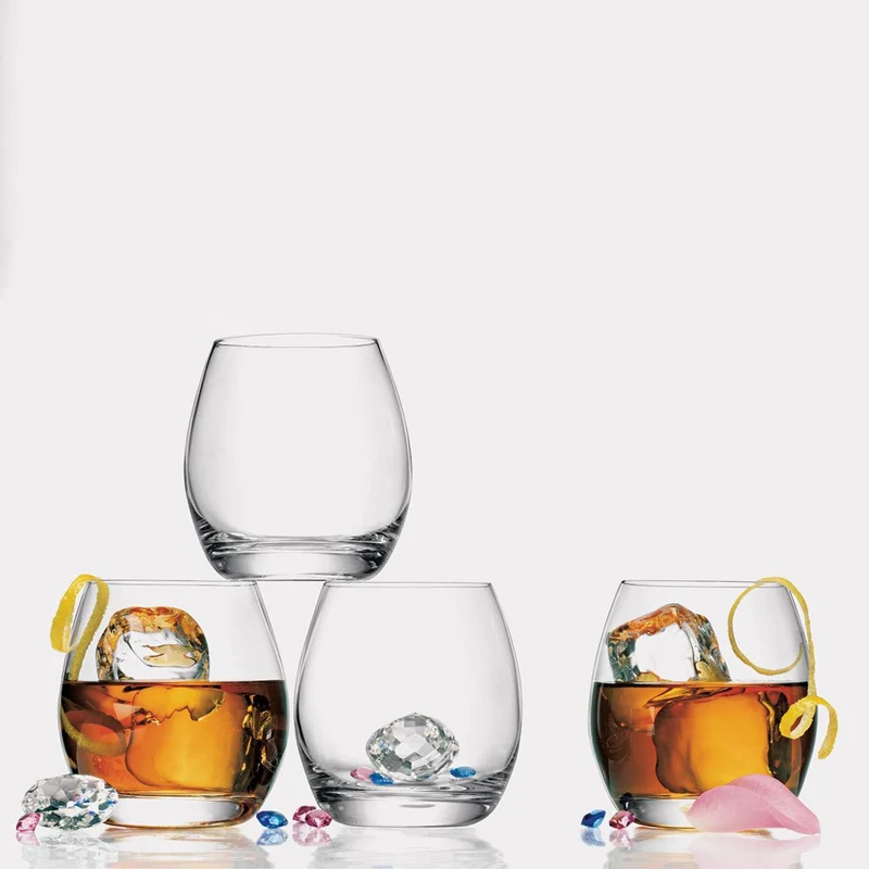 34 cl - Ametista Bicchiere Acqua In Vetro Set 6 Pz
