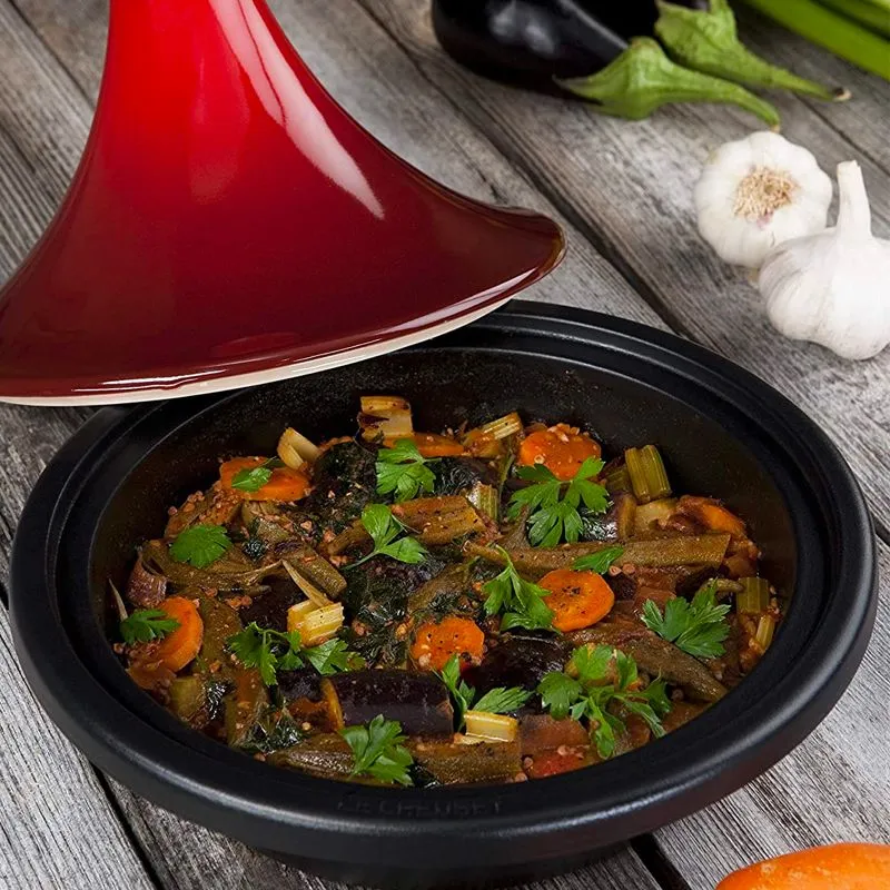 35 cm - Cocotte Tajine In Ghisa e Ceramica