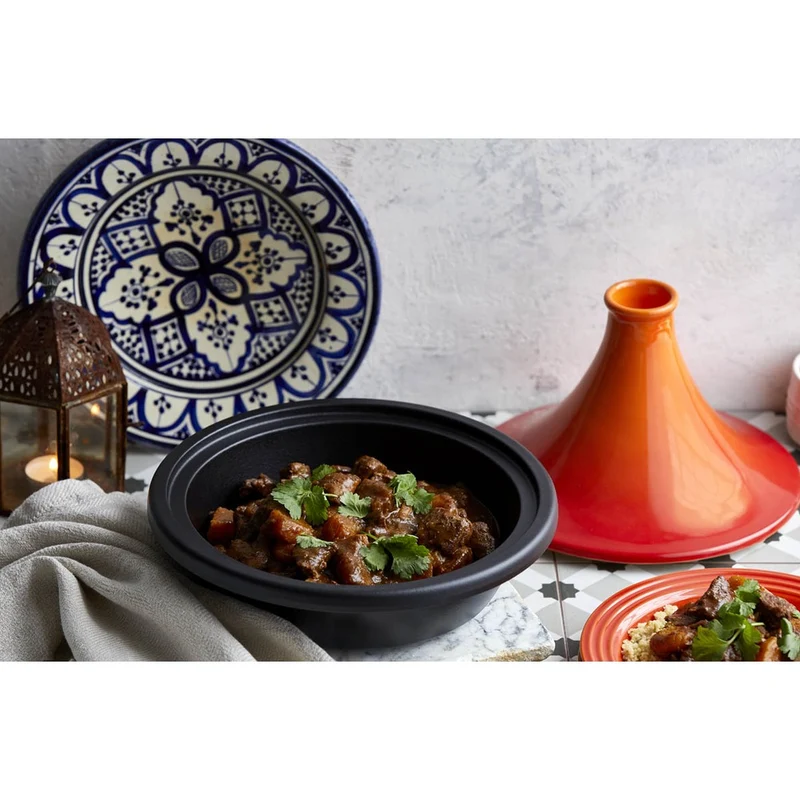 31 cm - Cocotte Tajine In Ghisa e Ceramica
