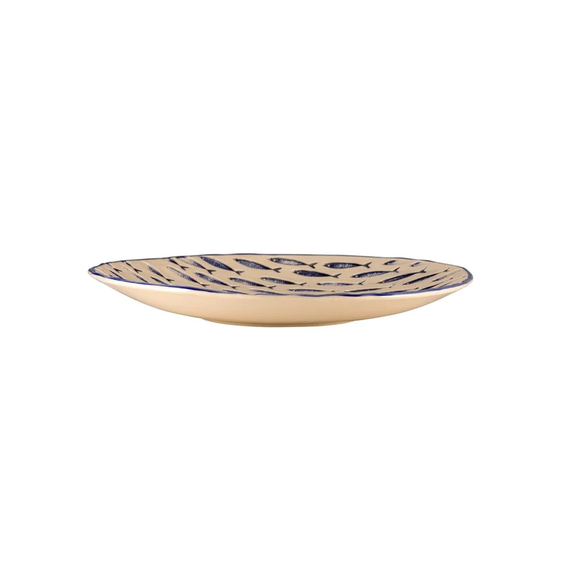 34 cm - Thalassios Piatto Piano In Stoneware Set 2 Pz