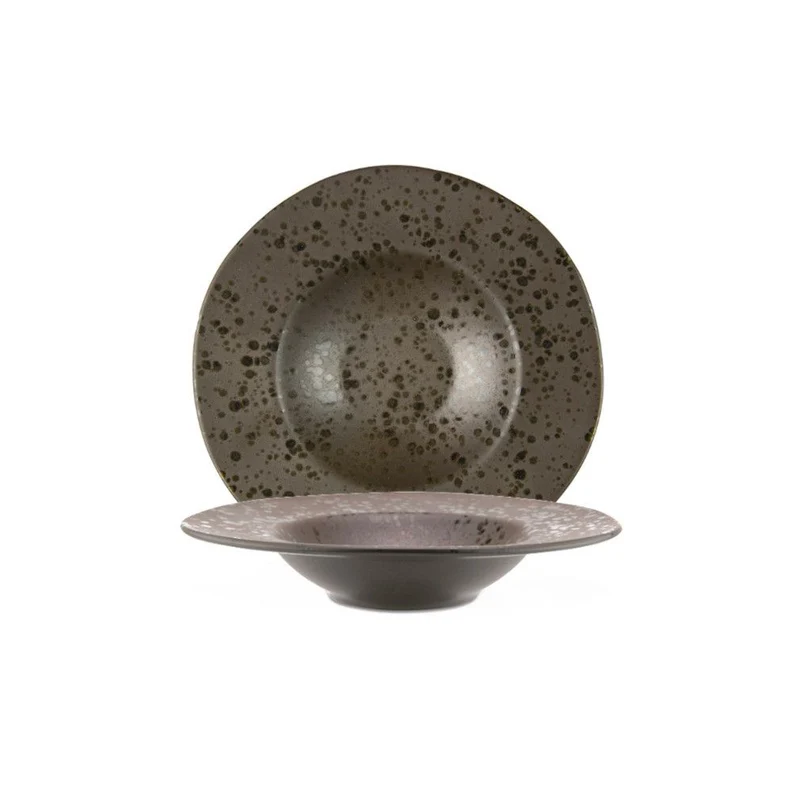 28.5 cm - Phobos Piatto Pasta In Stoneware Set 6 Pz