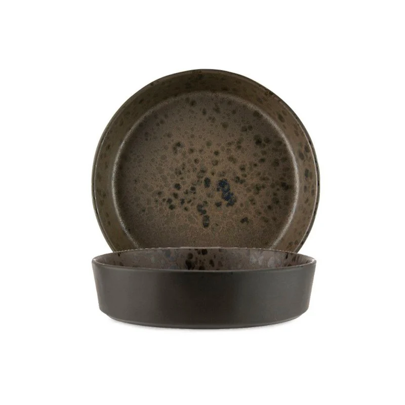 18 cm - Phobos Piatto Fondo In Stoneware Set 6 Pz
