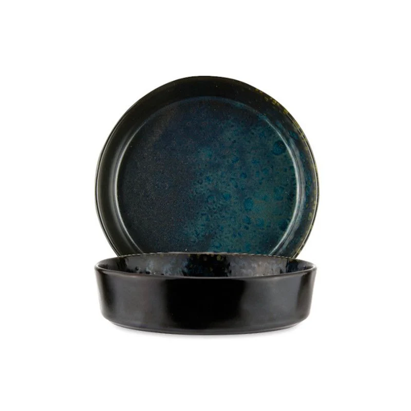 18 cm - Phobos Piatto Fondo In Stoneware Set 6 Pz