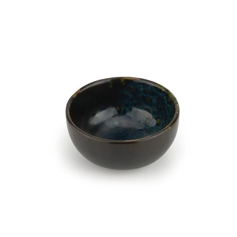18 cm - Phobos Insalatiera Coppa Alta Rotonda In Stoneware Set 4 Pz