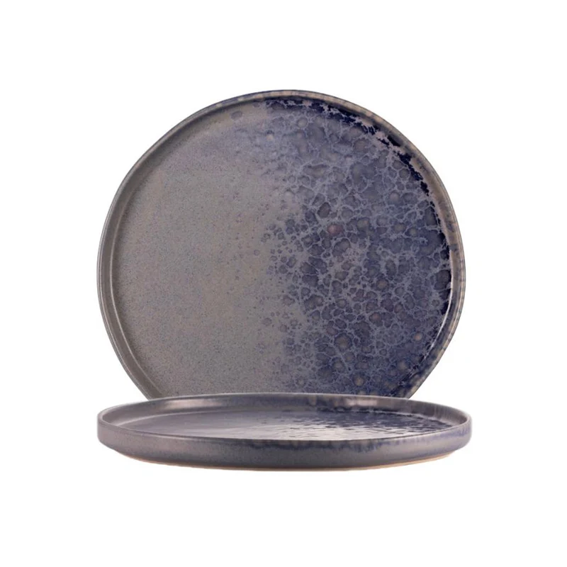 15 cm - Phobos Piatto Pane In Stoneware Set 6 Pz