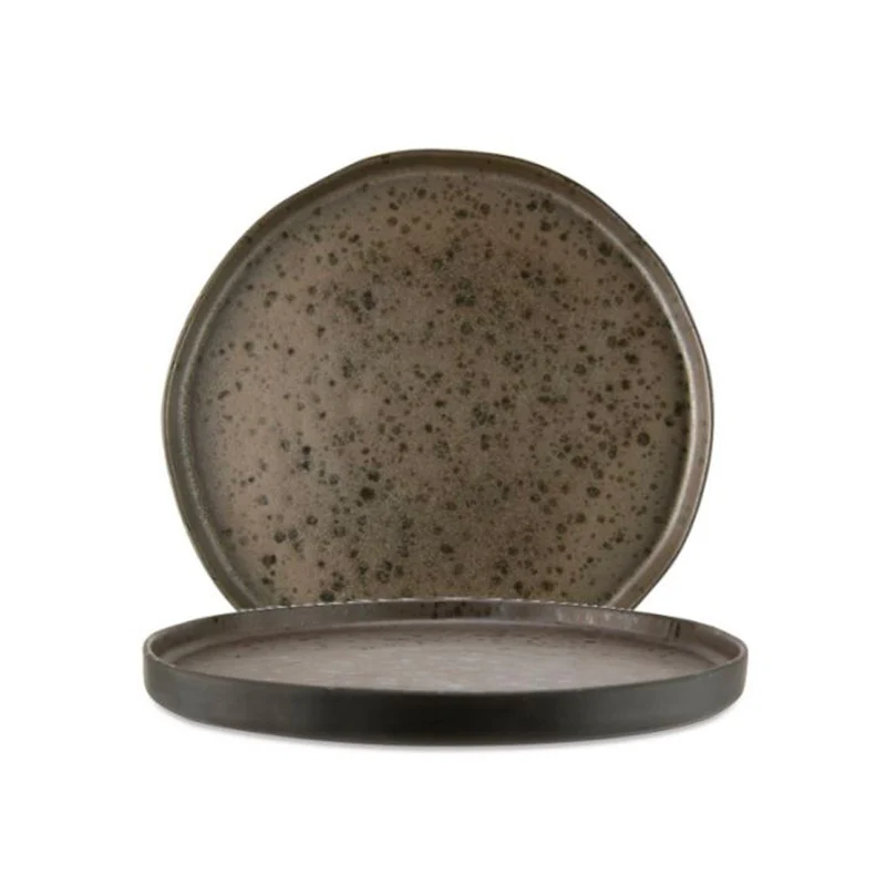 15 cm - Phobos Piatto Pane In Stoneware Set 6 Pz