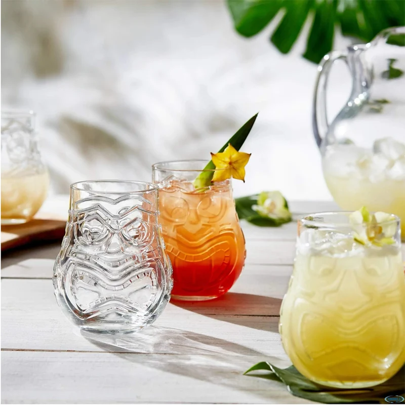 47 cl - Tiki Split Bicchiere Cocktail In Vetro Set 6 Pz