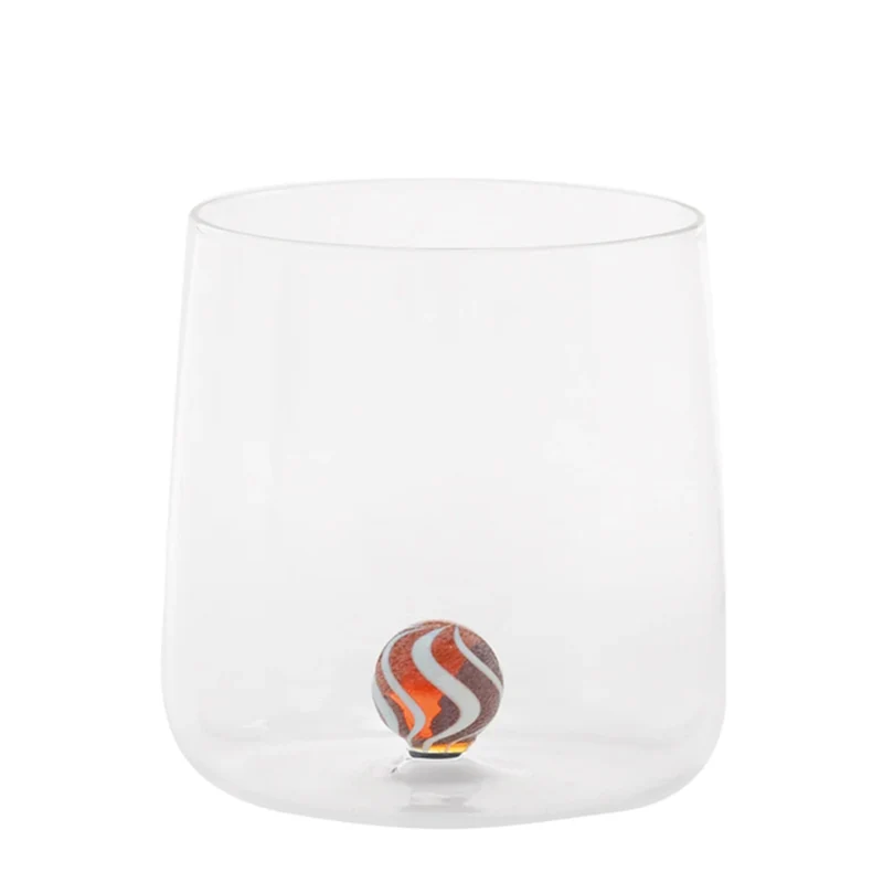 44 cl - Bilia Candy Bicchiere Acqua Fatto a Mano In Vetro Set 4 Pz