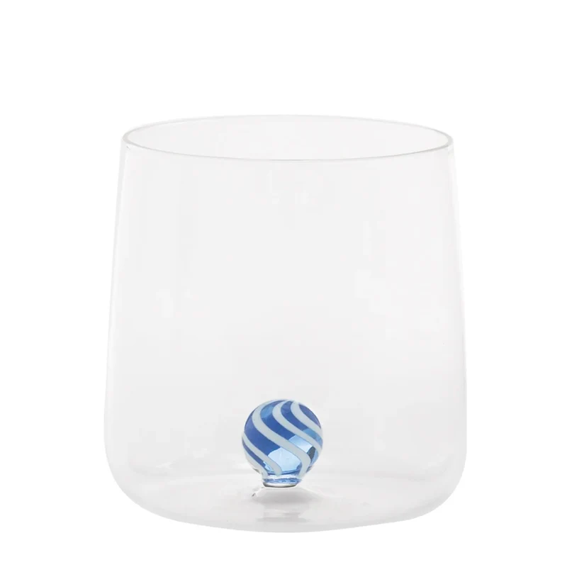 44 cl - Bilia Candy Bicchiere Acqua Fatto a Mano In Vetro Set 4 Pz