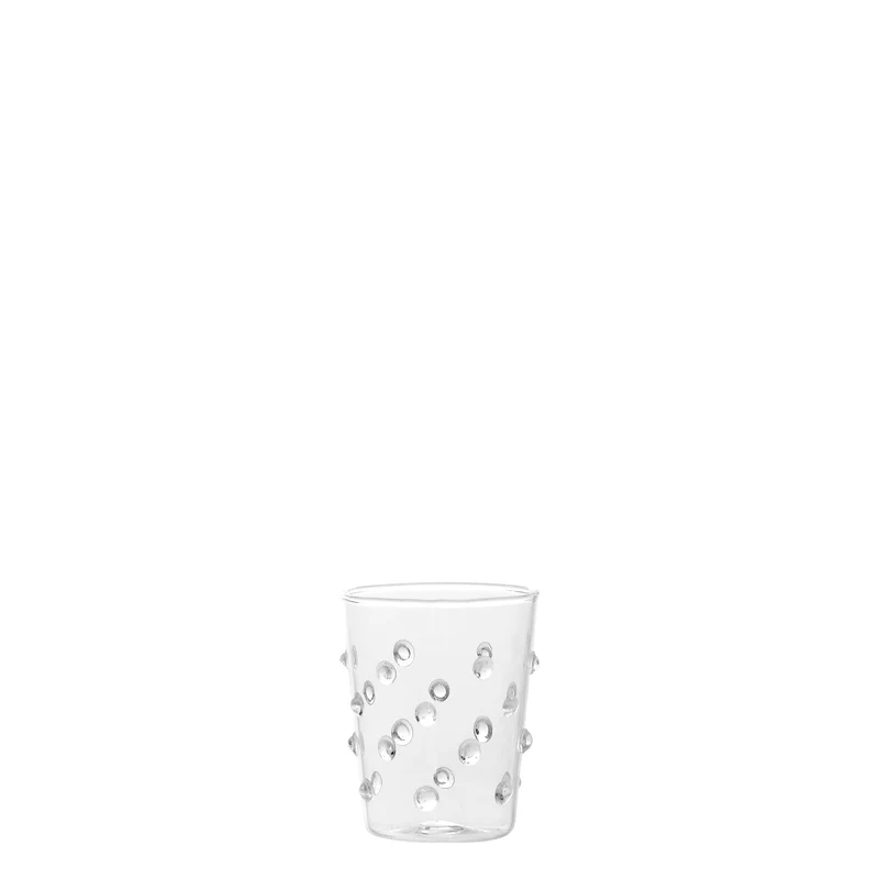 9.5 cl - Party Junior Bicchiere Liquore Caffè Fatto a Mano In Vetro Borosilicato Set 6 Pz