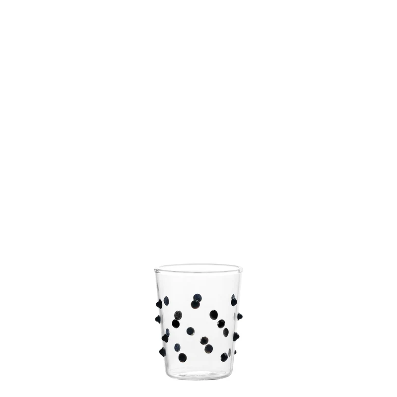 9.5 cl - Party Junior Bicchiere Liquore Caffè Fatto a Mano In Vetro Borosilicato Set 6 Pz