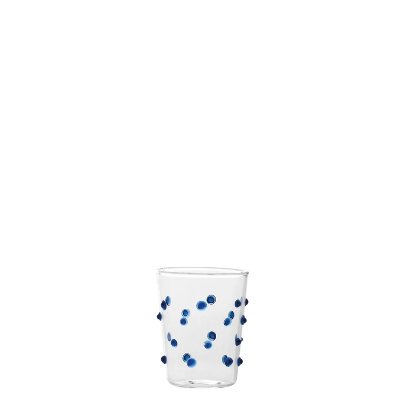 9.5 cl - Party Junior Bicchiere Liquore Caffè Fatto a Mano In Vetro Borosilicato Set 6 Pz