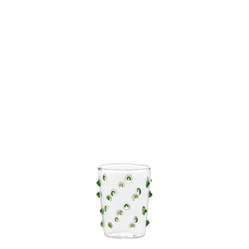 9.5 cl - Party Junior Bicchiere Liquore Caffè Fatto a Mano In Vetro Borosilicato Set 6 Pz