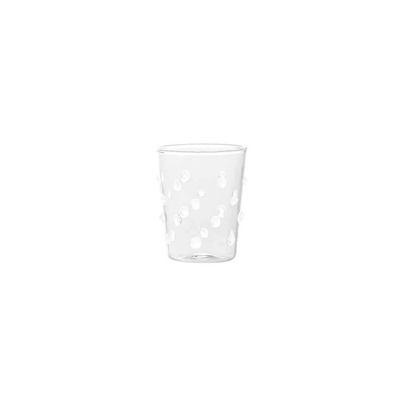 9.5 cl - Party Junior Bicchiere Liquore Caffè Fatto a Mano In Vetro Borosilicato Set 6 Pz