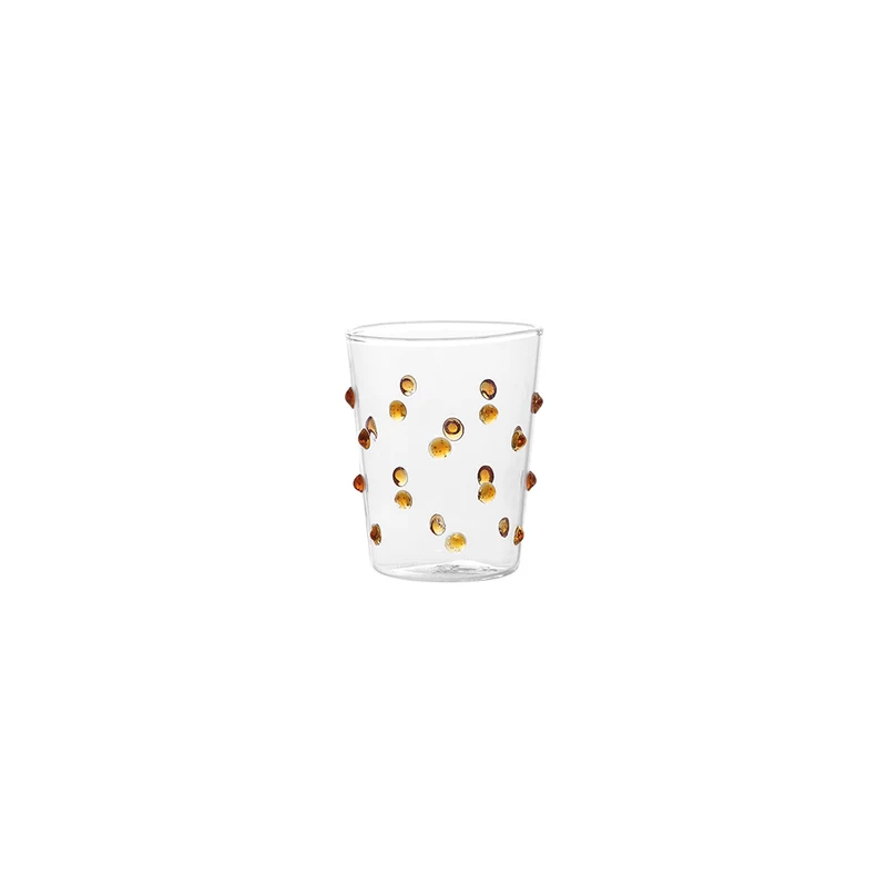 9.5 cl - Party Junior Bicchiere Liquore Caffè Fatto a Mano In Vetro Borosilicato Set 6 Pz