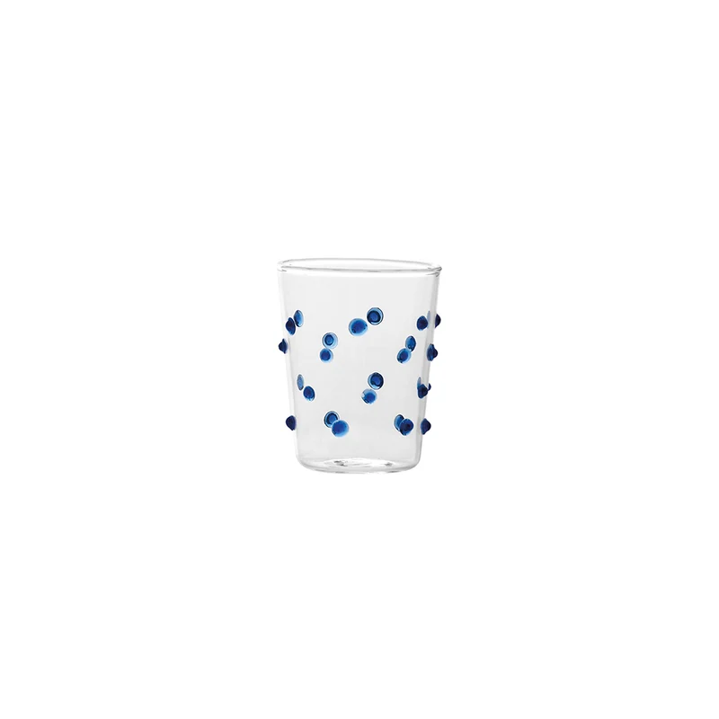 9.5 cl - Party Junior Bicchiere Liquore Caffè Fatto a Mano In Vetro Borosilicato Set 6 Pz