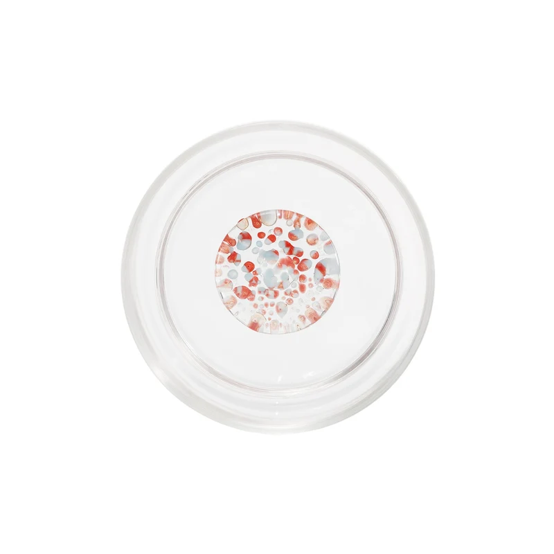 35 cl - Teca Terrazzo Bicchiere Acqua Fatto a Mano In Vetro Borosilicato Set 6 Pz