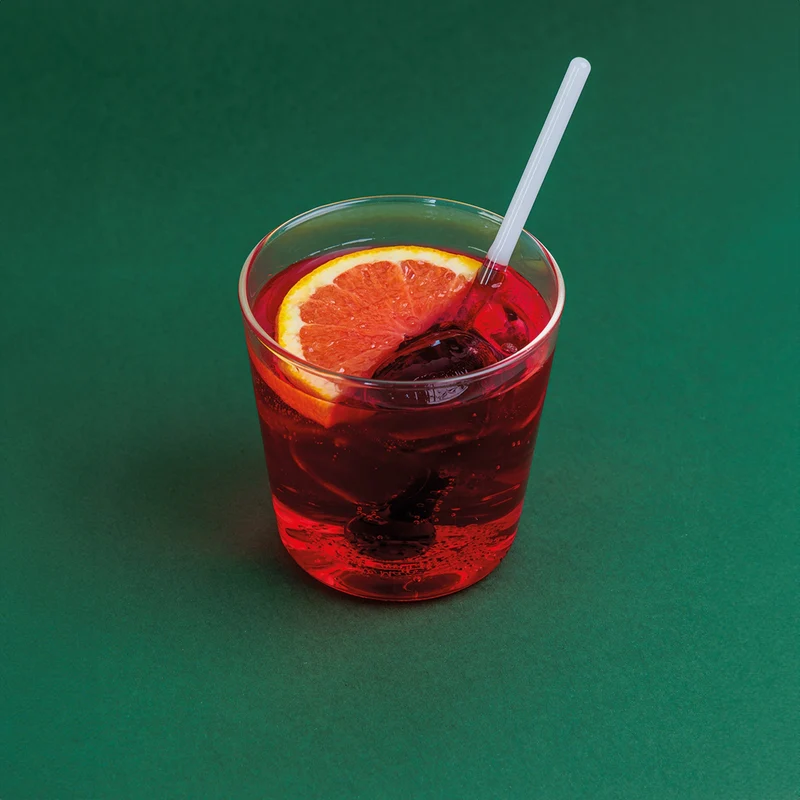 38.5 cl - Spritzometro Bicchiere Cocktail Fatto a Mano In Vetro Borosilicato Set 2 Bicchieri e Misurino