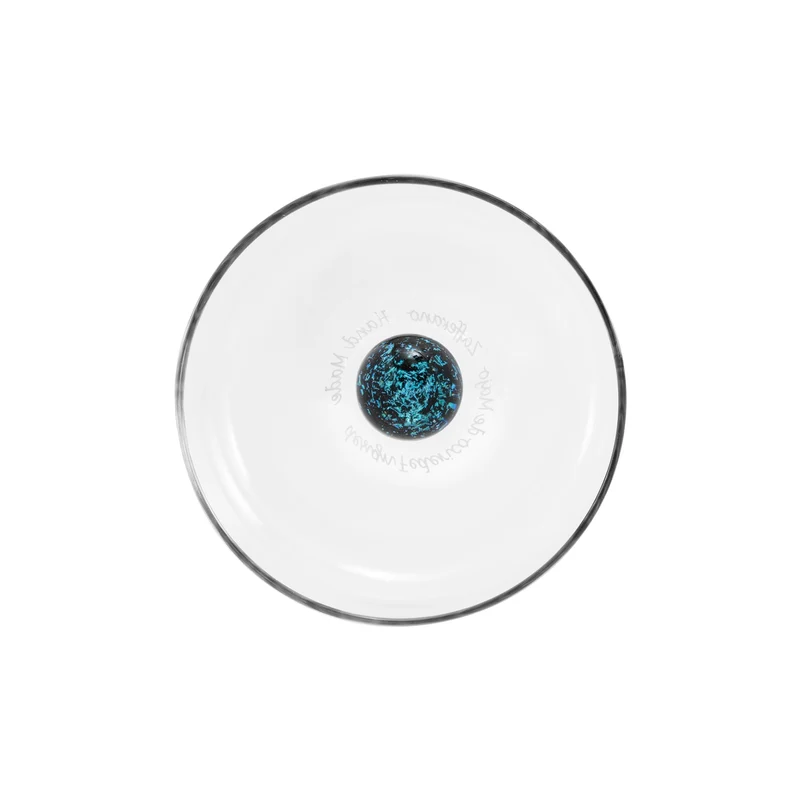44 cl - Bilia Caleido Bicchiere Acqua Fatto a Mano In Vetro Borosilicato Set 4 Pz