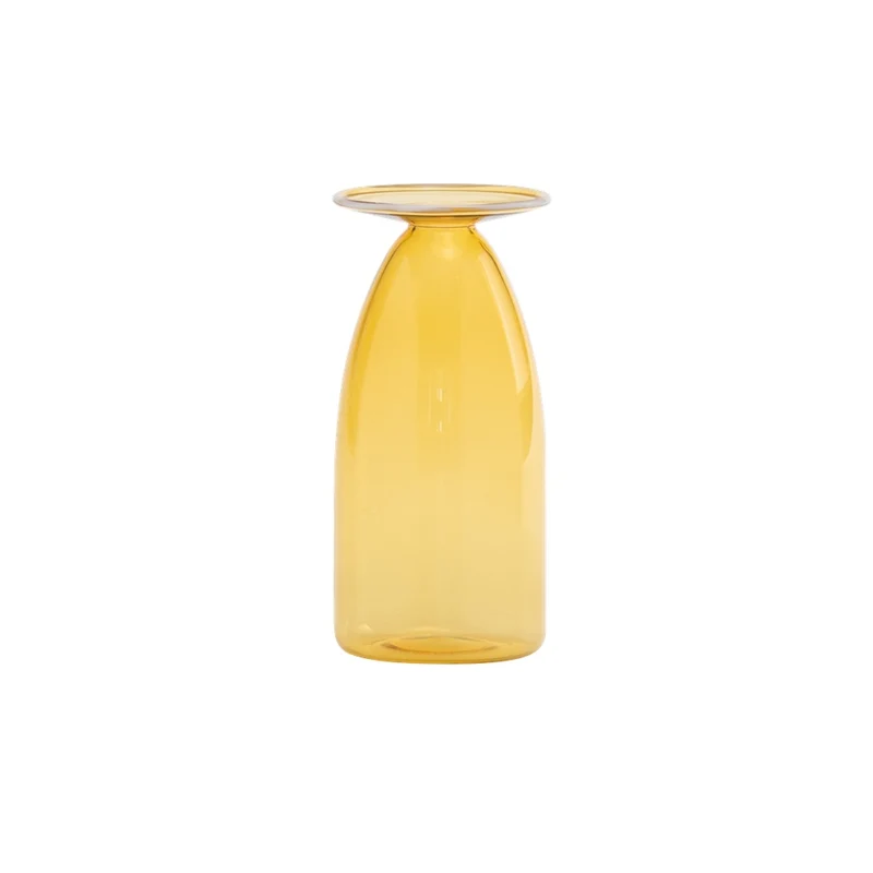 22 cm - Un Fiore Vaso Fiori In Vetro Borosilicato