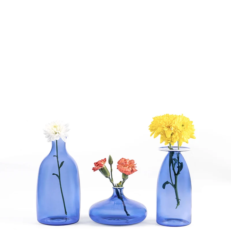 13 cm - Un Fiore Vaso Fiori In Vetro Borosilicato