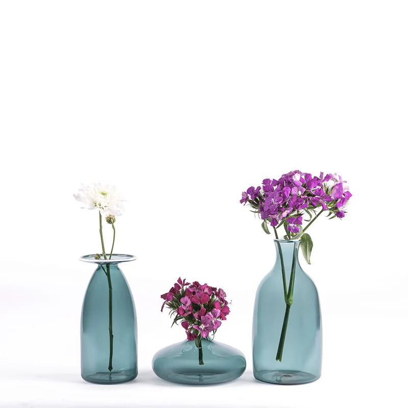 13 cm - Un Fiore Vaso Fiori In Vetro Borosilicato