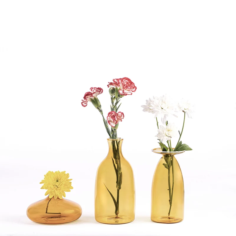 13 cm - Un Fiore Vaso Fiori In Vetro Borosilicato