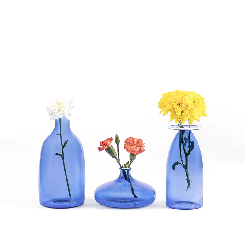 22 cm - Un Fiore Vaso Fiori In Vetro Borosilicato