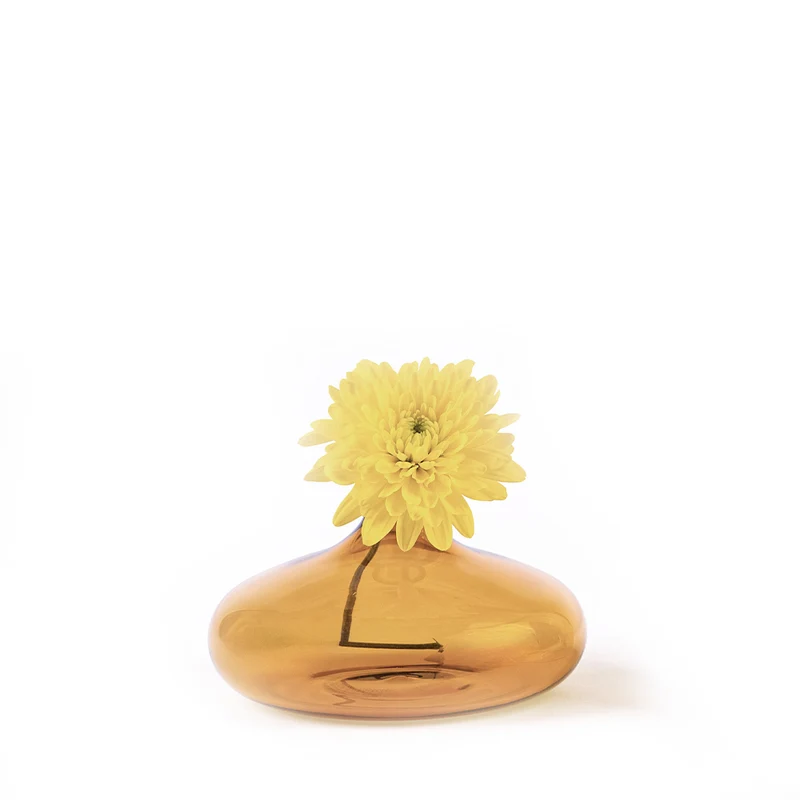 7.8 cm - Un Fiore Vaso Fiori In Vetro Borosilicato