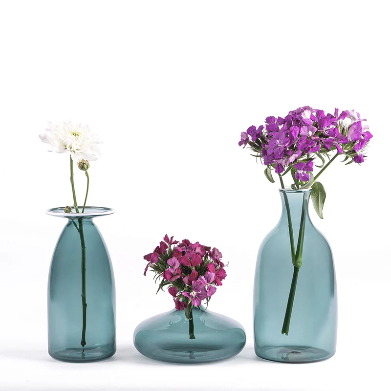 7.8 cm - Un Fiore Vaso Fiori In Vetro Borosilicato