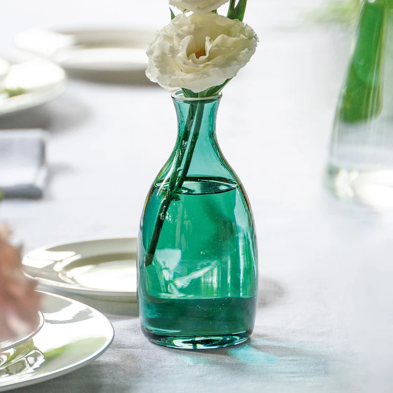 15 cm - Un Fiore Vaso Fiori In Vetro Borosilicato