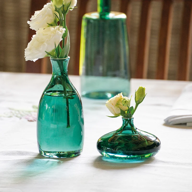 15 cm - Un Fiore Vaso Fiori In Vetro Borosilicato