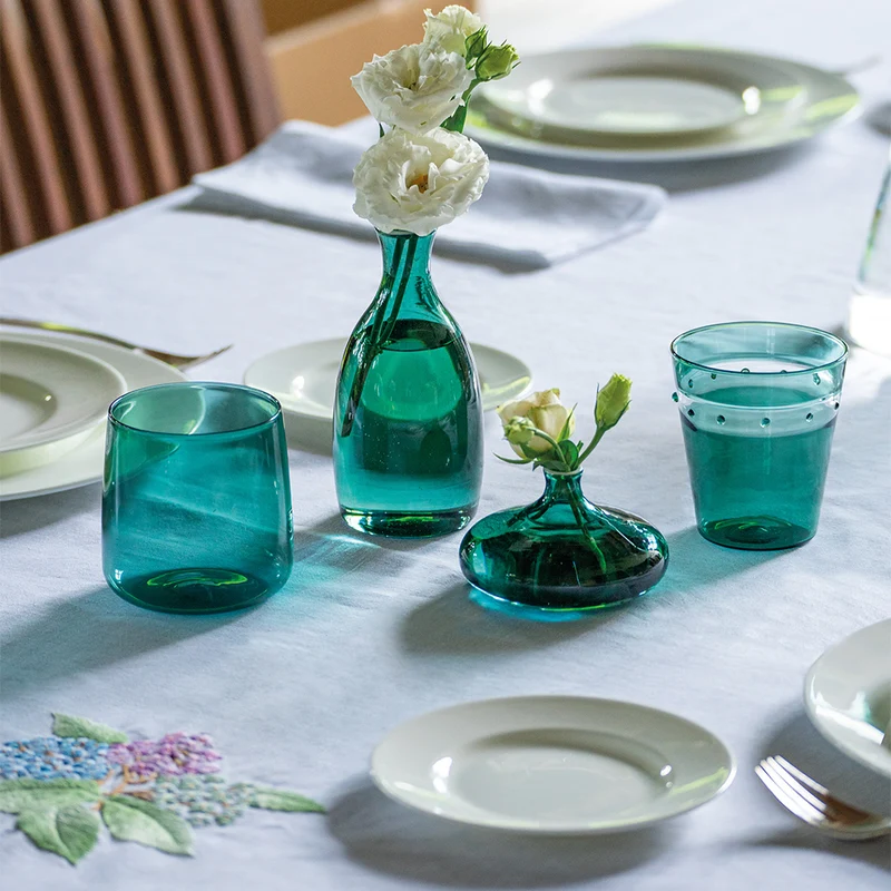 15 cm - Un Fiore Vaso Fiori In Vetro Borosilicato