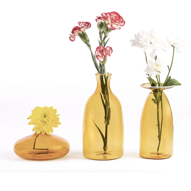 6 cm - Un Fiore Vaso Fiori In Vetro Borosilicato