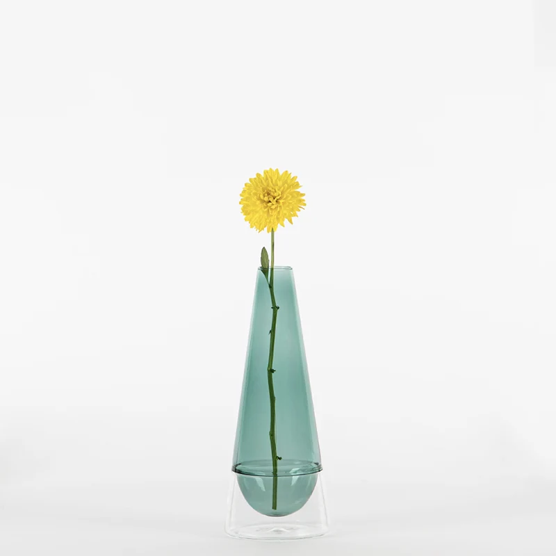 25 cm - Conosfera Vaso Fiori In Vetro Borosilicato