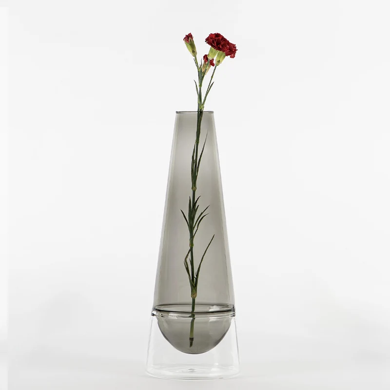 30 cm - Conosfera Vaso Fiori In Vetro Borosilicato