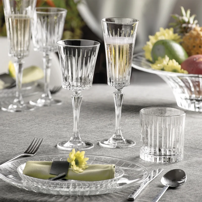 26 cl - Timeless Coppa Dessert In Vetro Cristallino Luxion Set 6 Pz