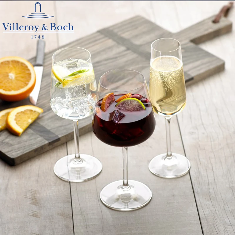 Ovid Set Calici e Bicchieri In Vetro Cristallino Set 16 Pz