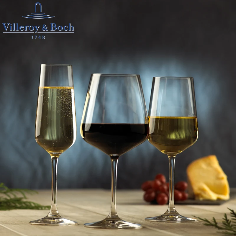 Ovid Set Calici Vino e Flute In Vetro Cristallino Set 12 Pz